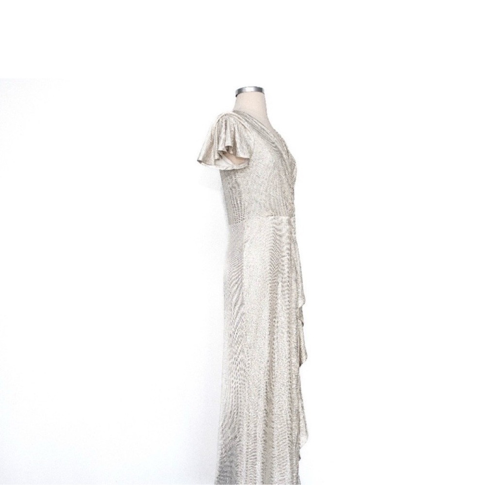 ❌SOLD ❌Ralph Lauren Gold Shimmer Maxi Dress | Size S - Picture 11 of 14